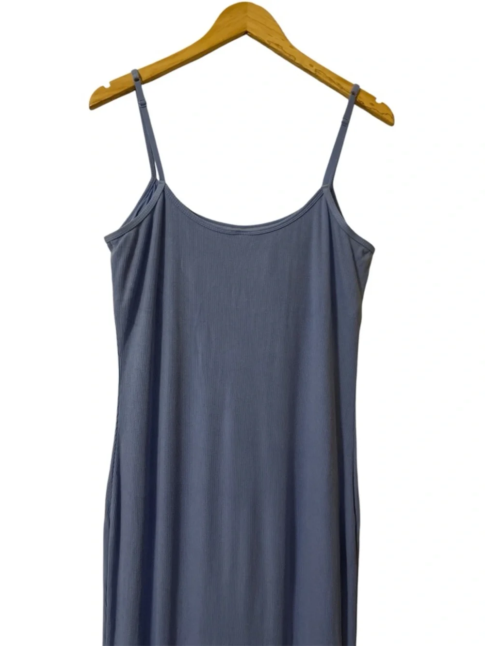 Popilush Shapewear Modal Slimming Maxi Slip Dress Sz XXL Light Blue- Periwinkle